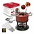 Conjunto de Fondue 1,7L Panela de Foundue Viena Serve 6 Pessoas