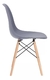 Cadeira Eames Eiffel com Pés de Madeira Original