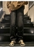 Calça Jeans Streetwear Oversize Estrela na internet