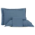 Jogo de Cama Queen Altenburg Cetim 300 Fios Azul Ponto Ajour