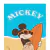 Toalha de Praia Infantil Aveludada Mickey Surfista Lepper - comprar online