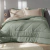 Edredom Queen Altenburg Cetim 300 Fios Verde Agave - comprar online