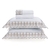Jogo de Cama Queen 600 Fios Algodão Egípcio Piume Branco/Legno Trussardi