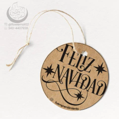 tag circular navideño - comprar online