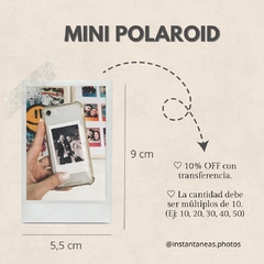 FOTOS FORMATO MINIPOLAROID en internet