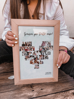 LÁMINA COLLAGE CORAZÓN en internet