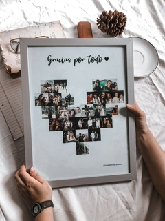 LÁMINA COLLAGE CORAZÓN