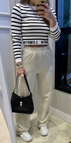CALÇA MOLETOM WIDE LEG NANDA - comprar online