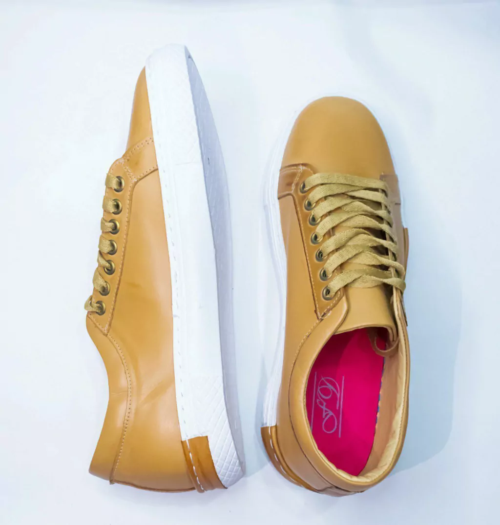 Zapatillas de cuero