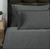 Juego De Sábana Gris Azulado Cuadrille (King Size) 600 HILOS - comprar online