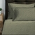 Juego De Sábana Gris Azulado Cuadrille (King Size) 600 HILOS - Yimo Home