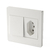 Conjunto fit Classic 1 Interruptor Simples + 1 Tomada 20A - 2x2,5 - Branco