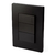 Conjunto 1 Interruptor pequeno Simples + 2 Interruptores pequenos Paralelo- 4x2 - Preto - Linha Classic