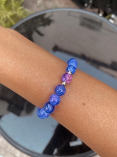 Pulsera cristal morado - comprar online