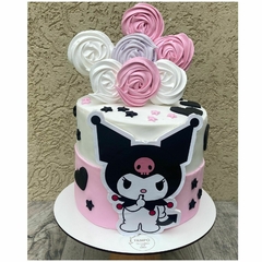 Torta Kuromi - Tiempo de Cookies and Cakes