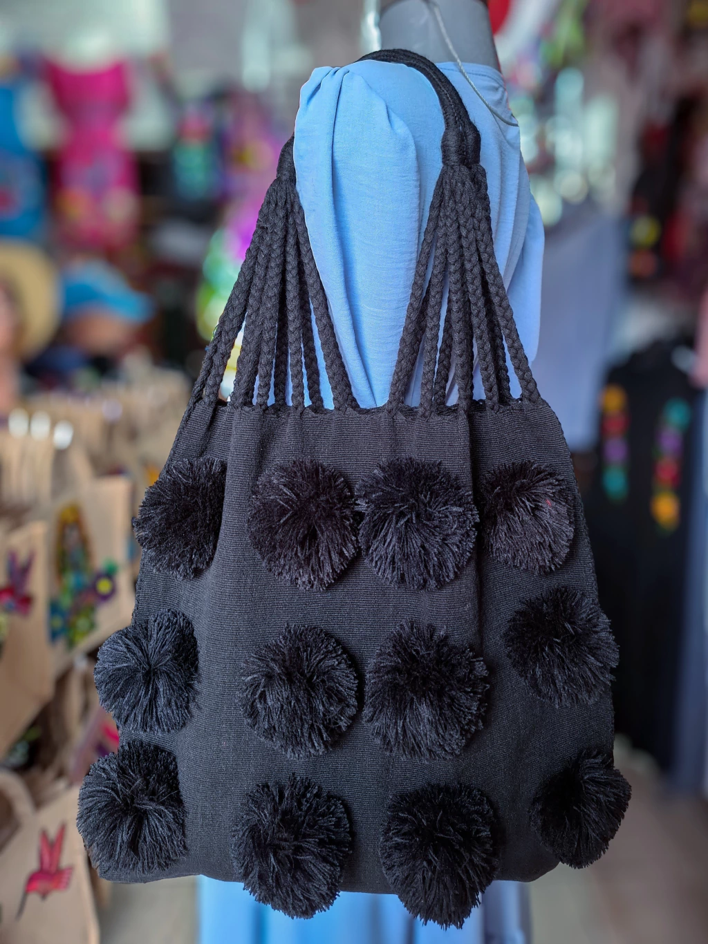 Bolsa Telar Pompon