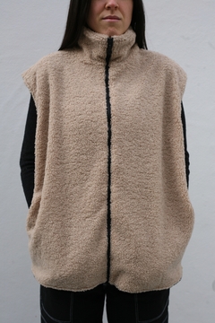Chaleco Corderito Beige