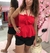 Blusa Croped Flor