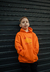 Hoodie Fire Kids Naranja - Dembe Outfit