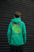 Hoodie Fire Kids Verde