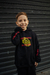 Hoodie Fire Kids Negro - Dembe Outfit