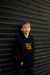 Hoodie Fire Kids Negro