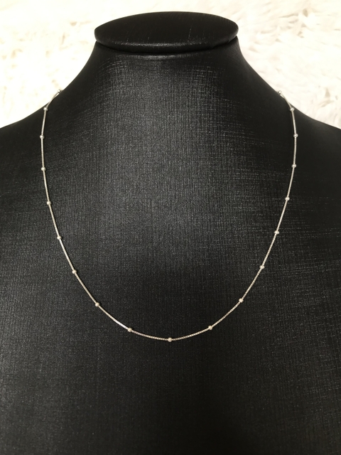 Colar Veneziana com Bolinhas