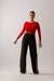 CALÇA ALFAIATARIA BOLSO REDONDO MARROM - loja online