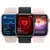 Imagem do Apple Watch Series 9 (GPS+Cellular 45 mm) Caixa Prateada de Alumínio Pulseira Esportiva Azul Tempestade