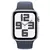 Apple Watch SE (GPS + Cellular 44 mm) Caixa de Alumínio Prateada, Pulseira Esportiva Azul-tempestade - comprar online