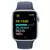 Imagem do Apple Watch SE (GPS + Cellular 44 mm) Caixa de Alumínio Prateada, Pulseira Esportiva Azul-tempestade
