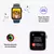 Apple Watch SE (GPS + Cellular 44 mm) Caixa de Alumínio Prateada, Pulseira Esportiva Azul-tempestade
