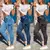 Calça jeans de cintura alta feminina - comprar online
