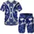 Conjunto 2 peças - camiseta e shorts masculino estampados em 3D - NM Presentes | Frete Grátis