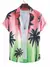 Imagem do Camisa havaiana estampada geométrica