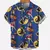 Camisa havaiana manga curta moda praia