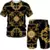Conjunto 2 peças - camiseta e shorts masculino estampados em 3D - comprar online