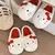 Pantufa de pelúcia Hello Kitty branquinha - comprar online