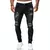 Imagem do Moda outono calça jeans com bordado masculino