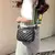 Bolsa de ombro bordado em losango - loja online