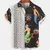 Camisa havaiana manga curta moda praia