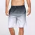 Calça de banho de cintura elástica masculina