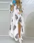 Mulheres vestido longo vintage casual - loja online
