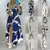 Mulheres vestido longo vintage casual