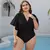 Maiô de uma peça para as mulheres plus size