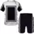 Conjunto 2 peças - camiseta e shorts masculino estampados em 3D - NM Presentes | Frete Grátis