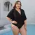 Maiô de uma peça para as mulheres plus size - loja online