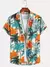 Camisa havaiana estampada geométrica - loja online