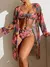 Trendy conjunto 3 peças moda praia - loja online
