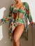 Trendy conjunto 3 peças moda praia